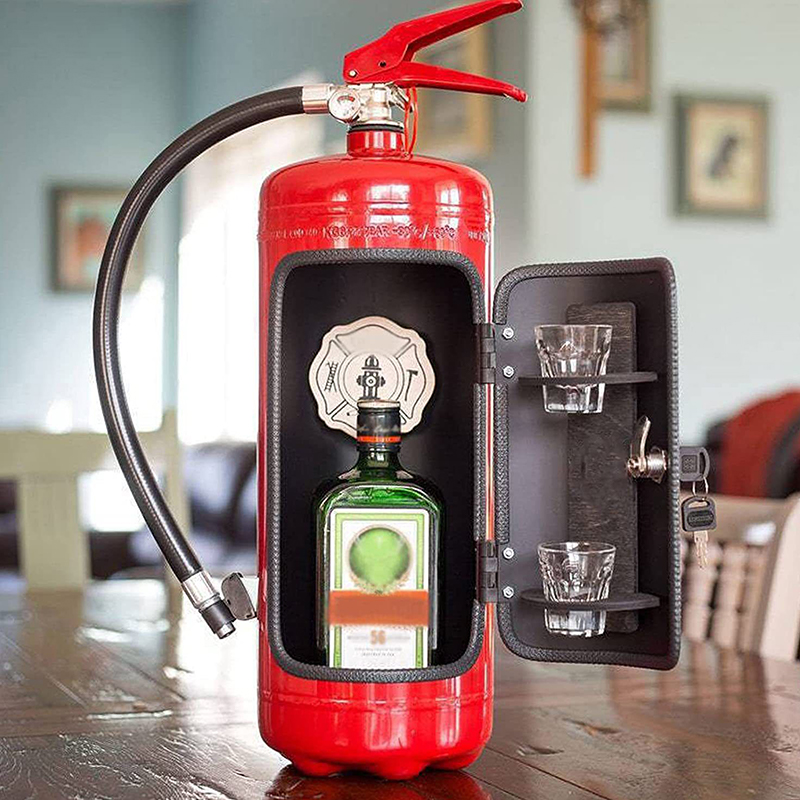 طفاية حريق شكل مربع النبيذ الح - مراجعة Fire Extinguisher Small وسعره