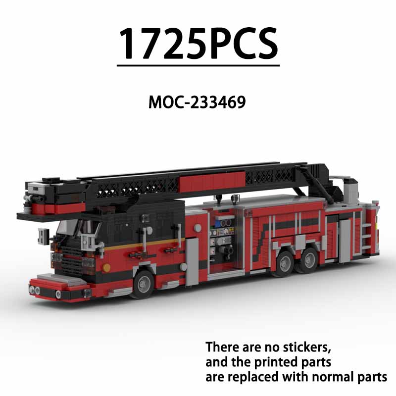 MOC-233469 100ft برج سلم شاحنة - مراجعة Fire Escape Ladder وسعره